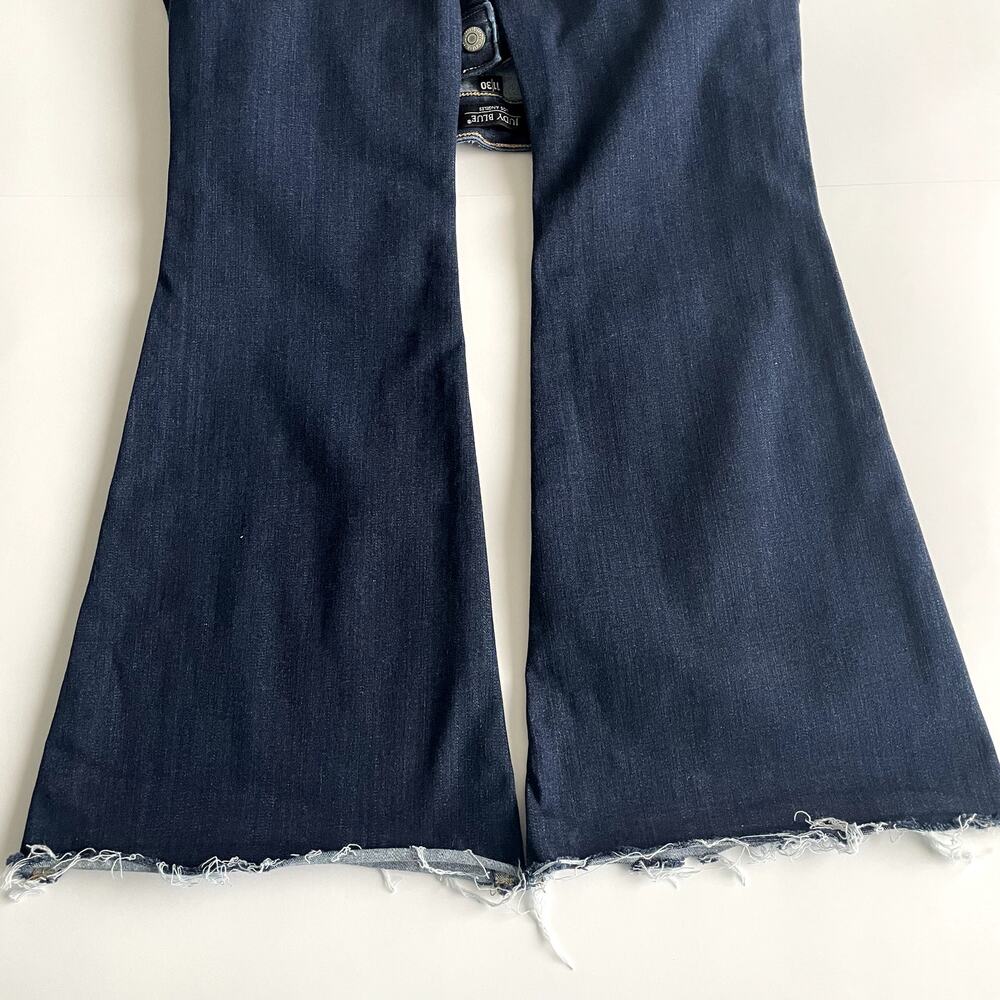Judy Blue Women's Flare Jeans size 11/30 Raw Hem - Picture 9 of 15